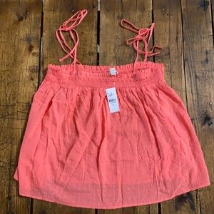 NWT Loft crochet dot camisole